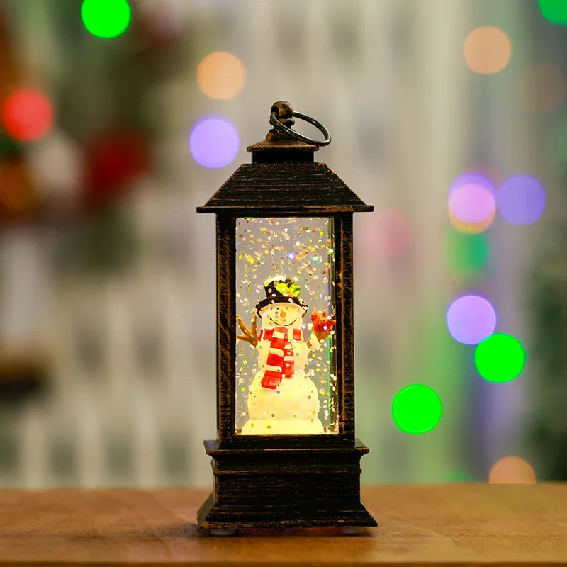 Whimsical Christmas Snow Globes in Delightful Shapes with Lights