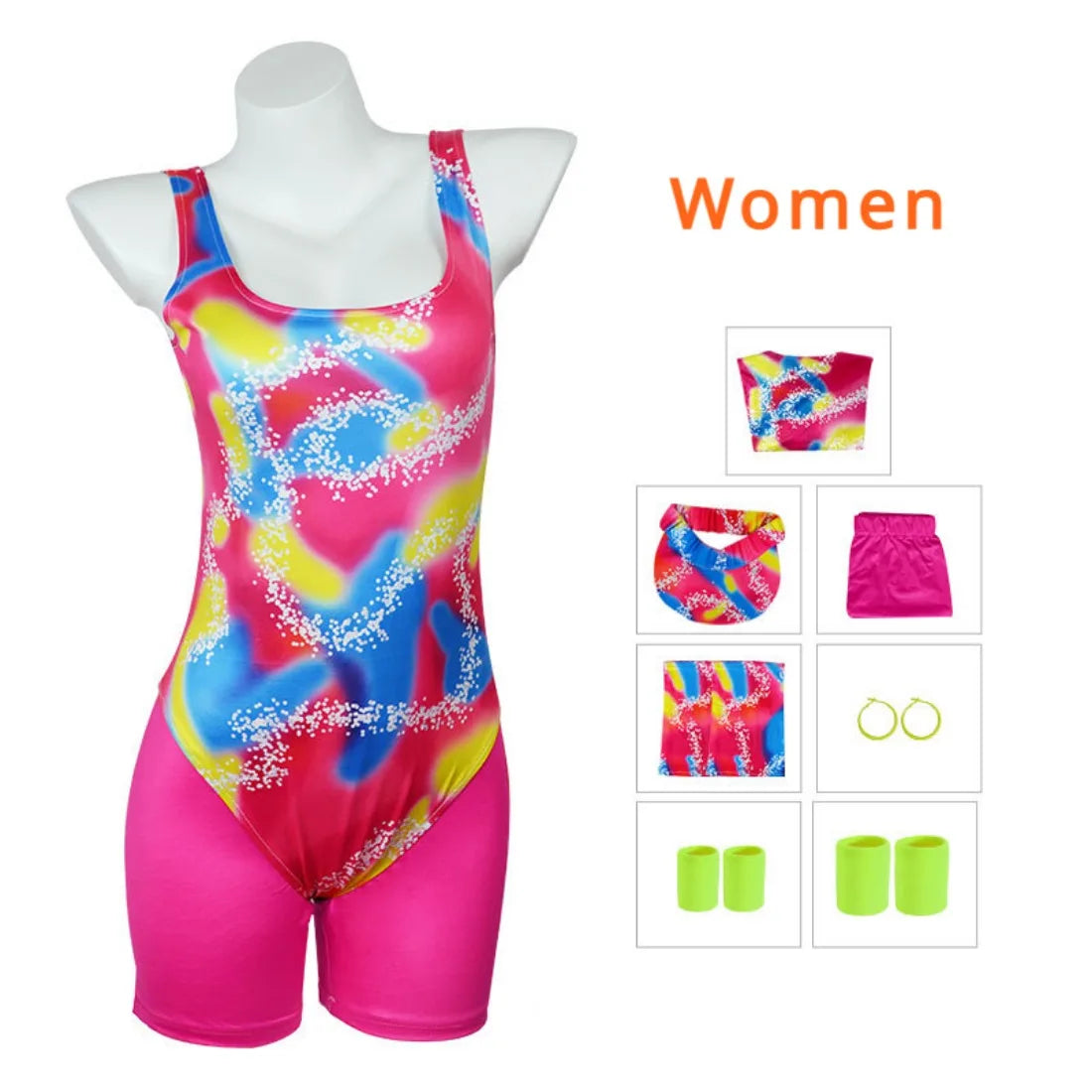 Rollerskateing Barbie and Ken Costumes (Adult & Kid Sizes)