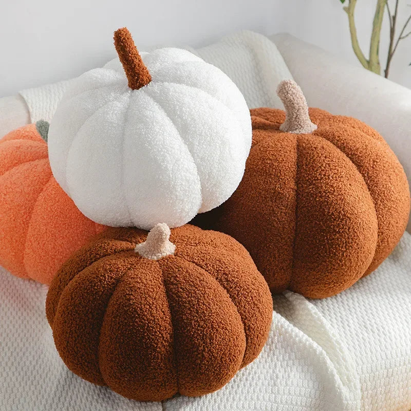 Soft Pumpkin Plush Pillows