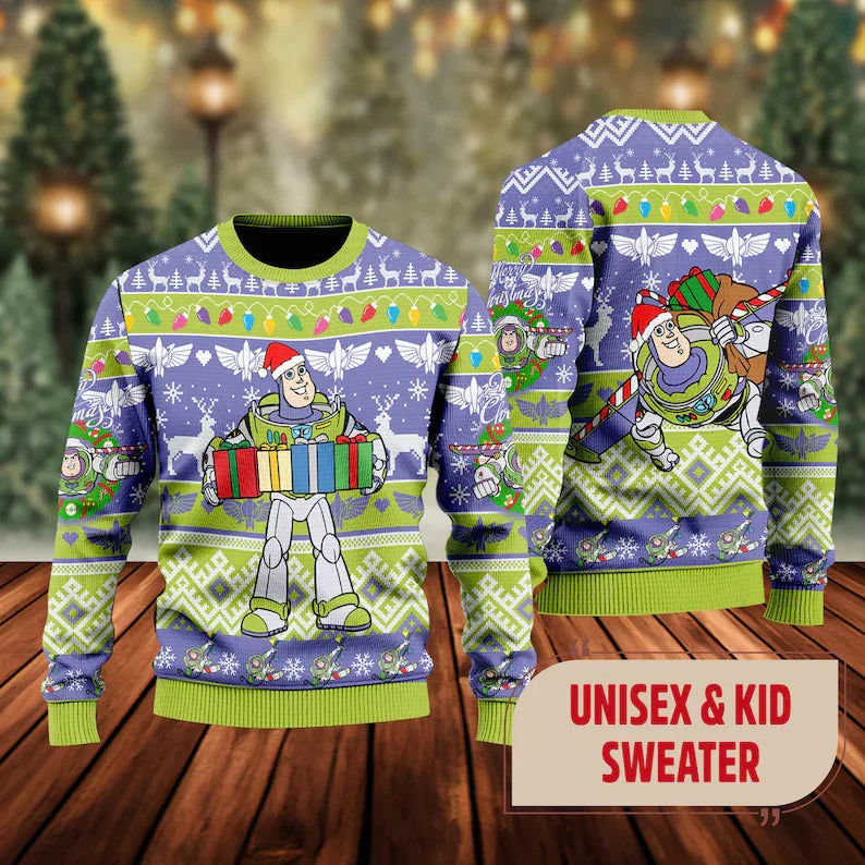 Toy Story Ugly Christmas Sweater for Kid and Adults