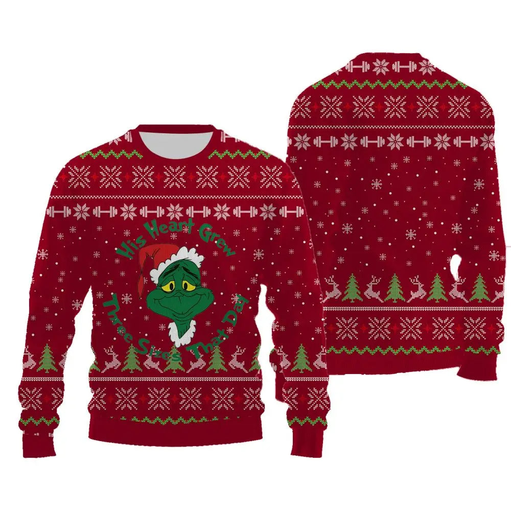 Ugly Grinch Christmas Sweater