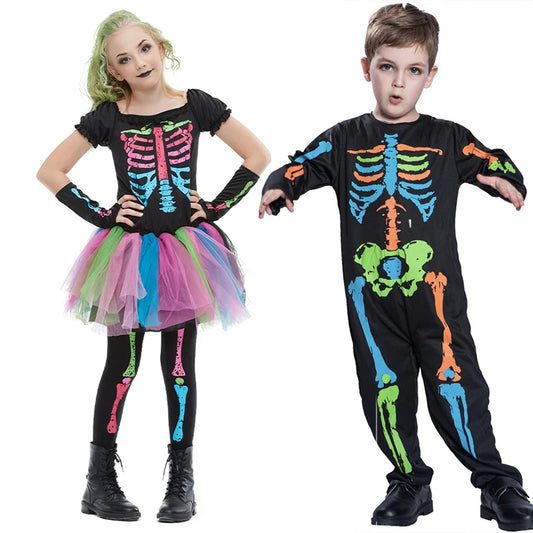 Rainbow Skeleton Costume (Unisex)