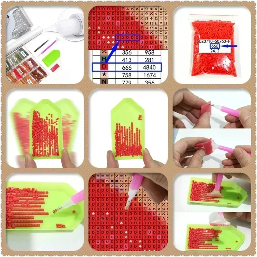 Holiday Diamond Painting Kit 5D DIY Cartoon