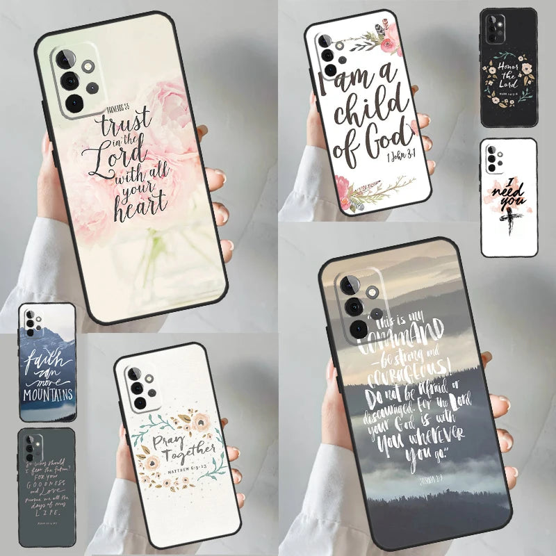 Bible Verse Quotes Phone Cases (Samsung Galaxy)