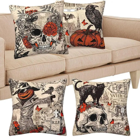 Gothic Halloween Pillow Cases