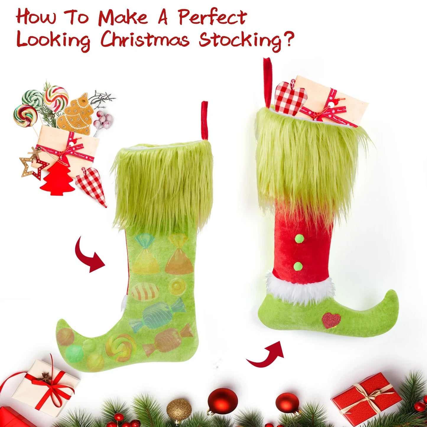 Grinch Christmas Stocking