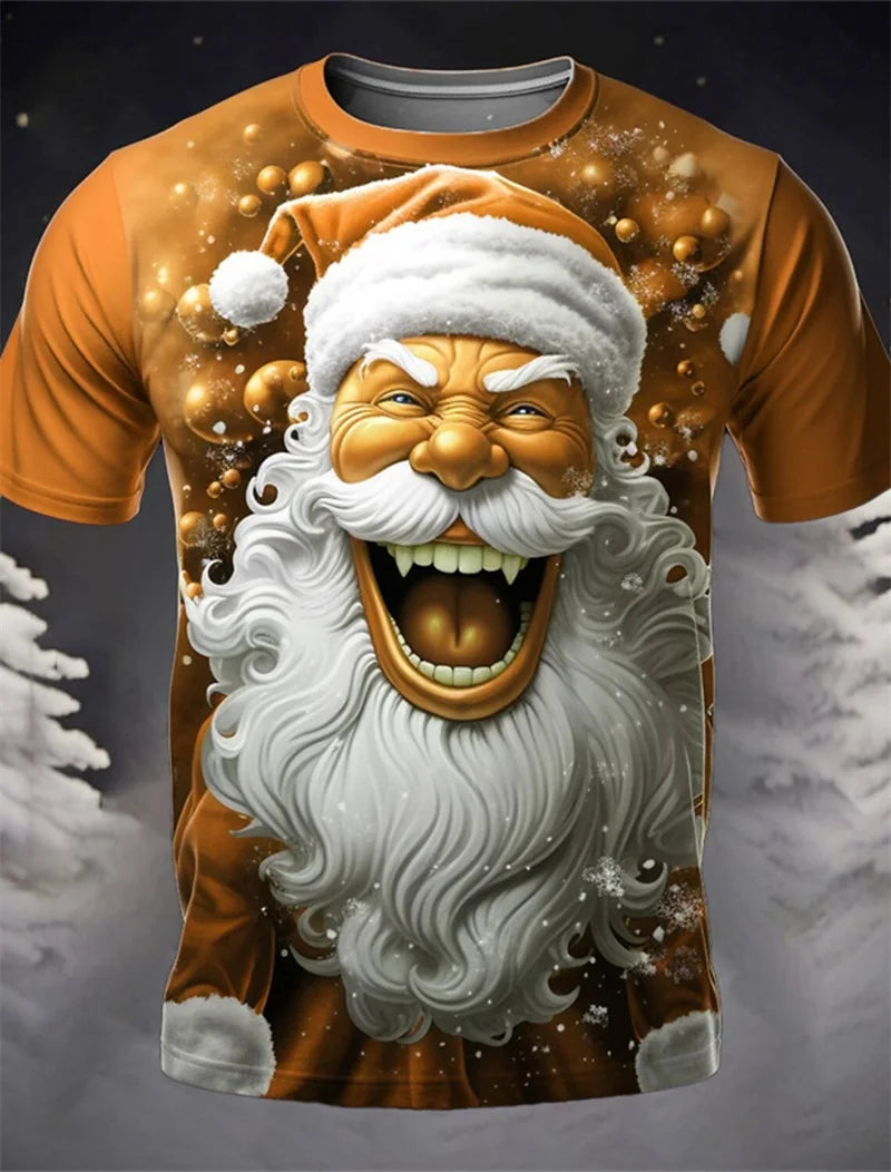 Santa Claus  Tshirt For Men