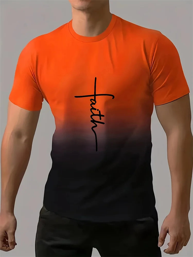 Faith Casual Ombre T-Shirt Collection