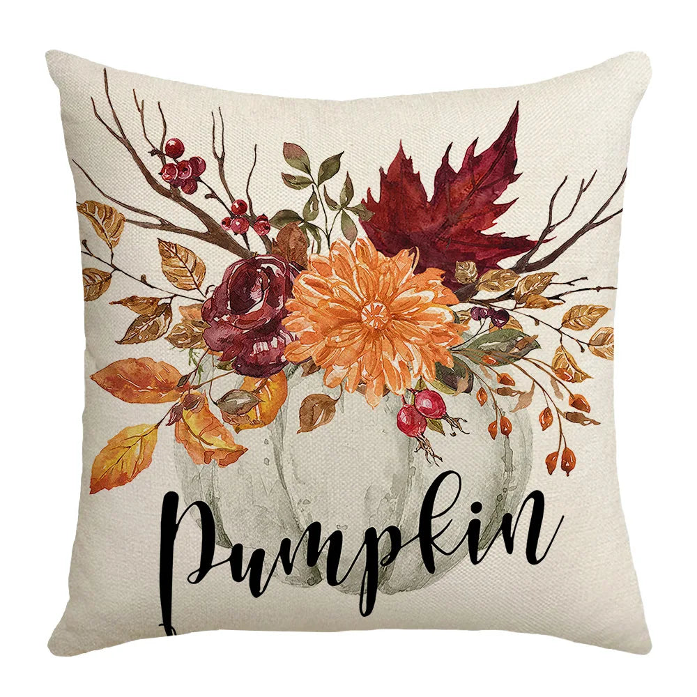 Thanksgiving Thankful Pillow Covers