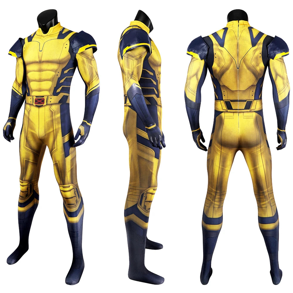 Wolverine Jumpsuit Costume (James Howlett Logan)