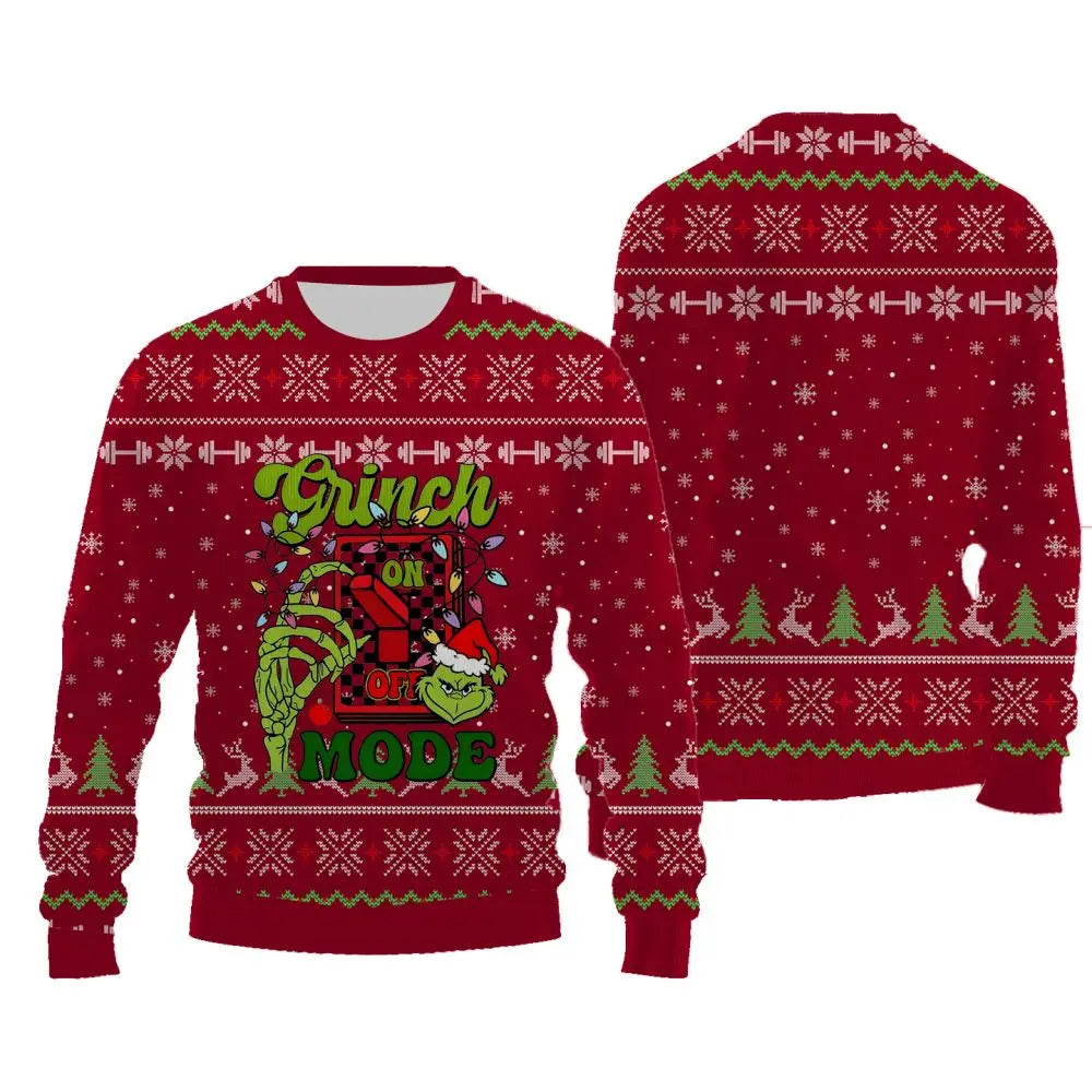 Ugly Grinch Christmas Sweater