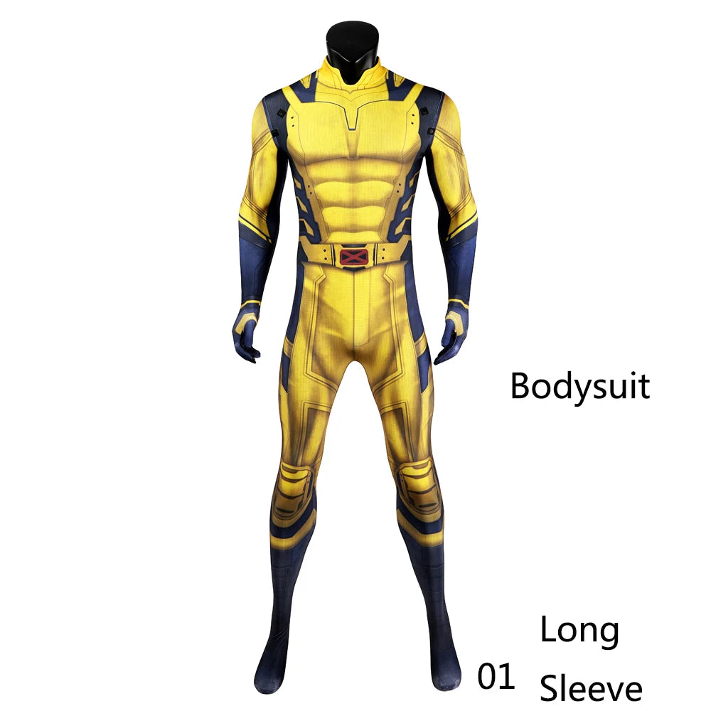 Wolverine Jumpsuit Costume (James Howlett Logan)
