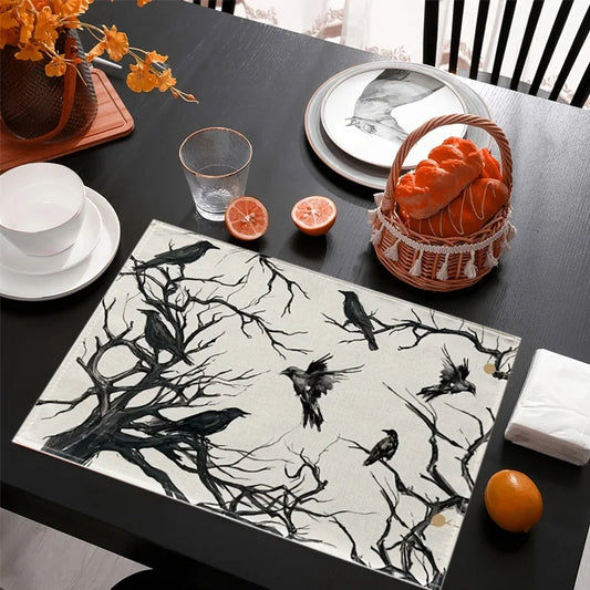 Branches Tree Crows Halloween Placemat