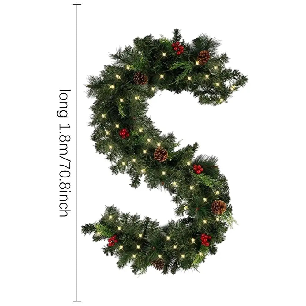 Christmas Garland Outdoor/ Indoor Artificial Pine Garland