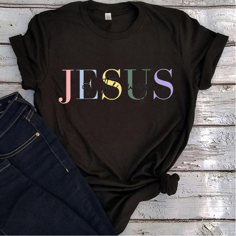 Christian "Jesus Is The Way" T-Shirt