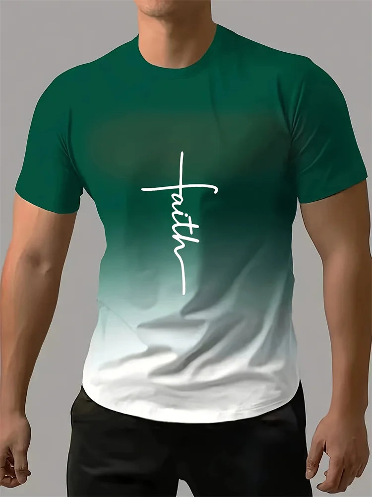 Faith Casual Ombre T-Shirt Collection