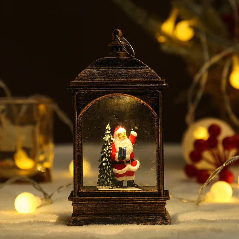 Whimsical Christmas Snow Globes in Delightful Shapes with Lights