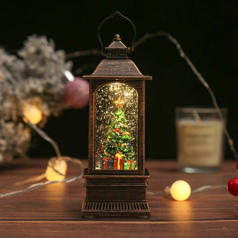 Whimsical Christmas Snow Globes in Delightful Shapes with Lights