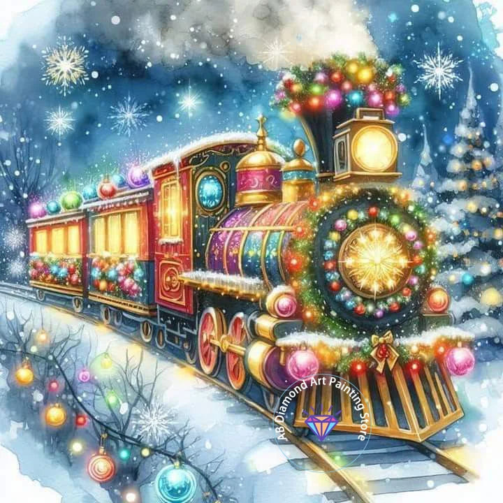 Holiday Diamond Painting Kit 5D DIY Cartoon