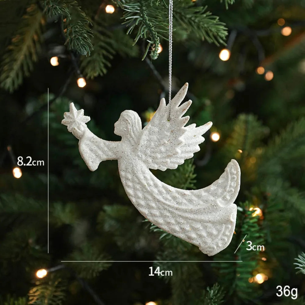 Plastic Snowflake Christmas Pendants