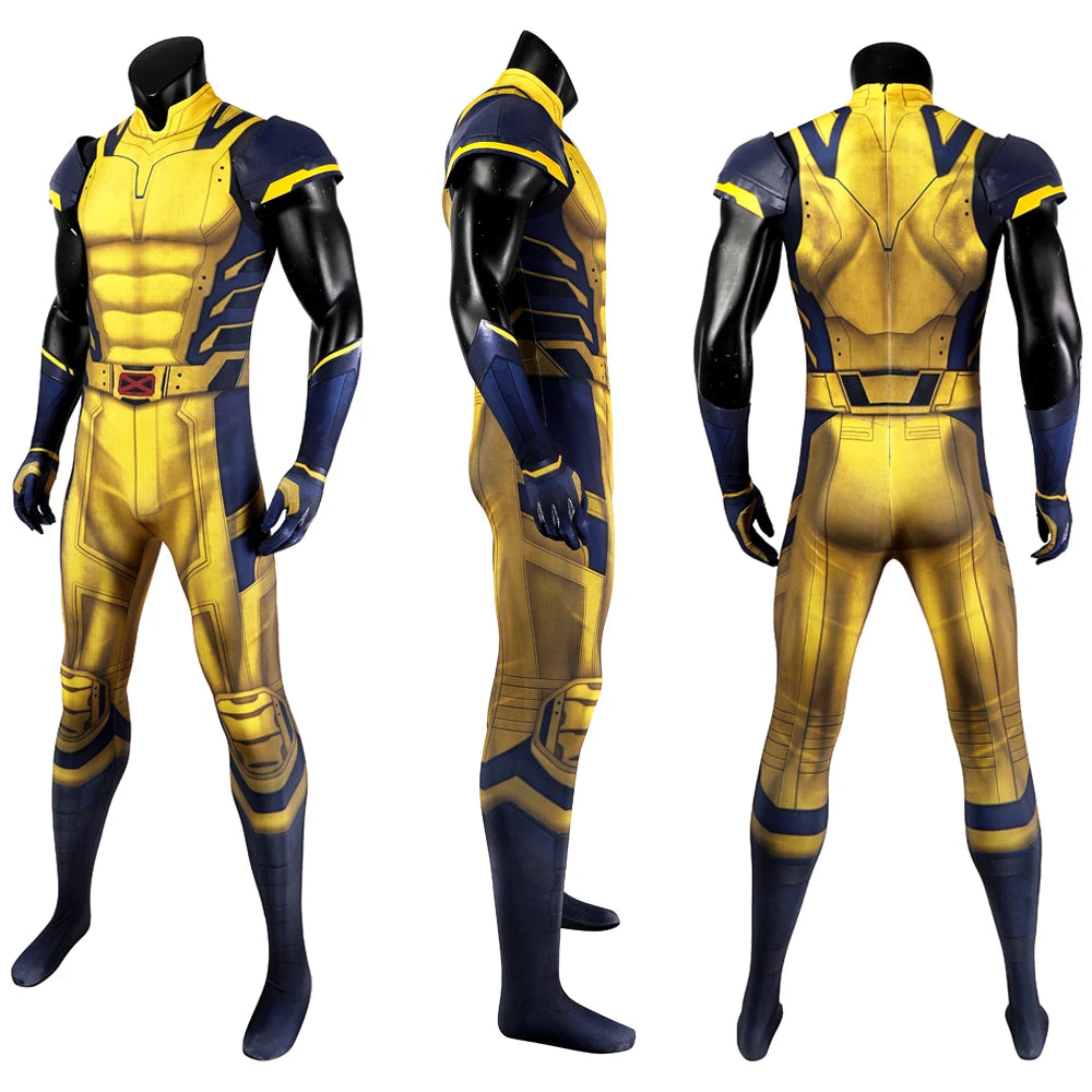 Wolverine Jumpsuit Costume (James Howlett Logan)