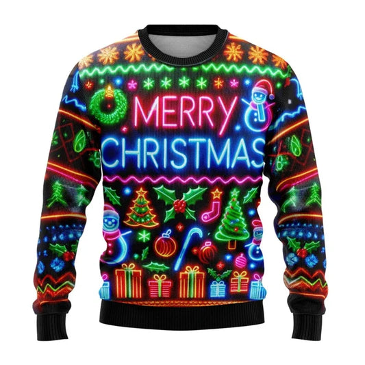 Neon Christmas Sweatshirts