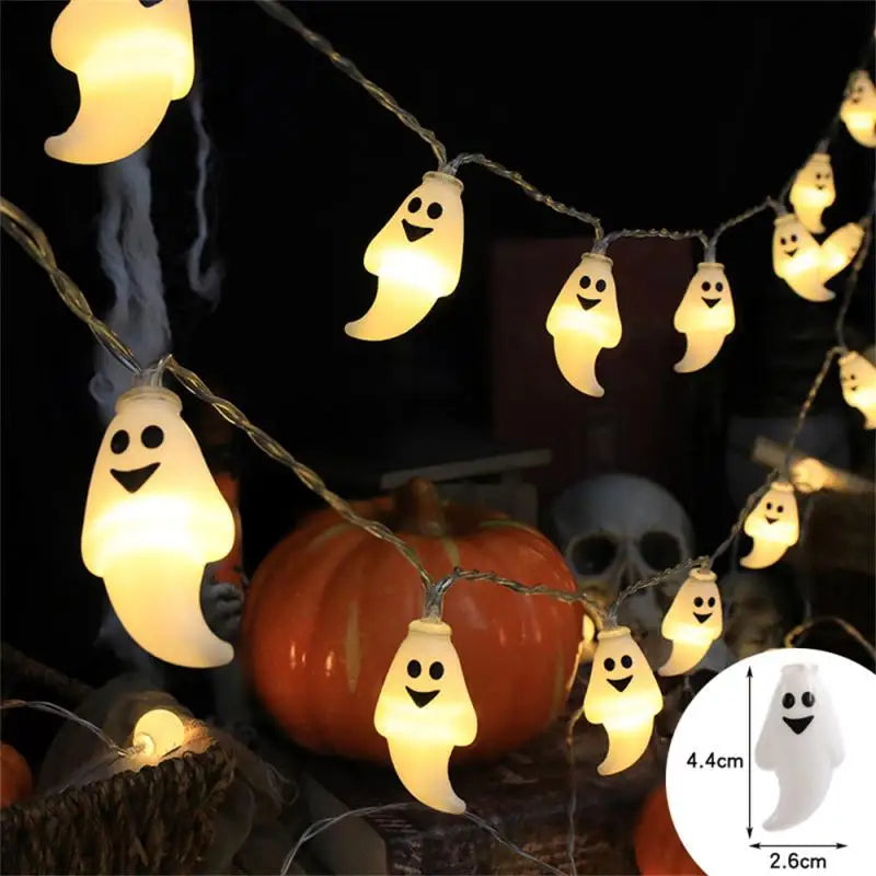 Autumn Maple Leaves & Pumpkin Garland LED Fairy String Light