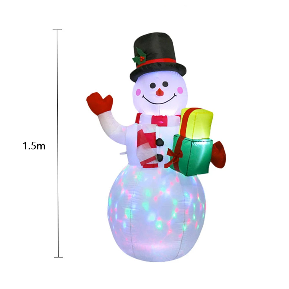 Inflatable Snowman (with LED lights)