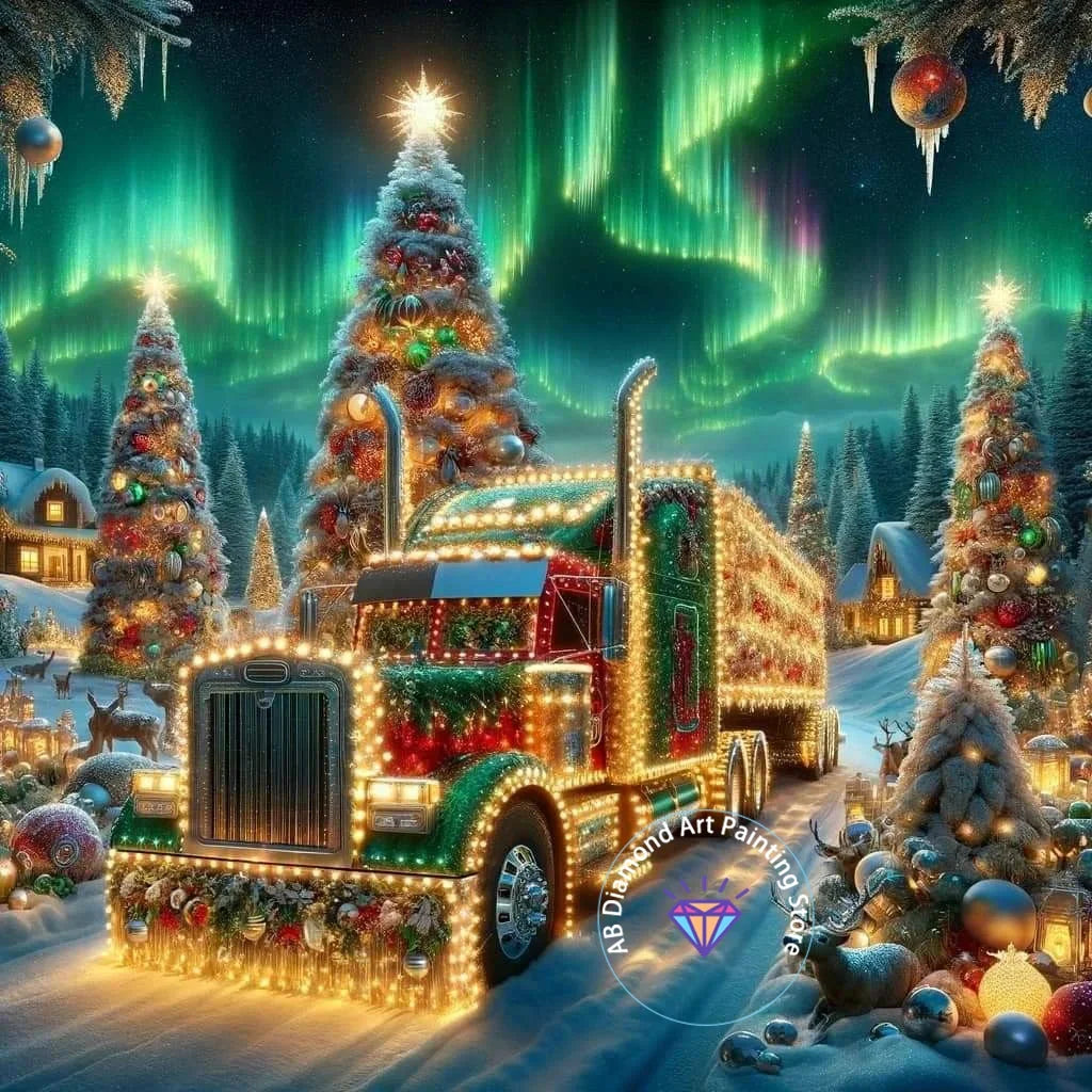 Holiday Diamond Painting Kit 5D DIY Cartoon
