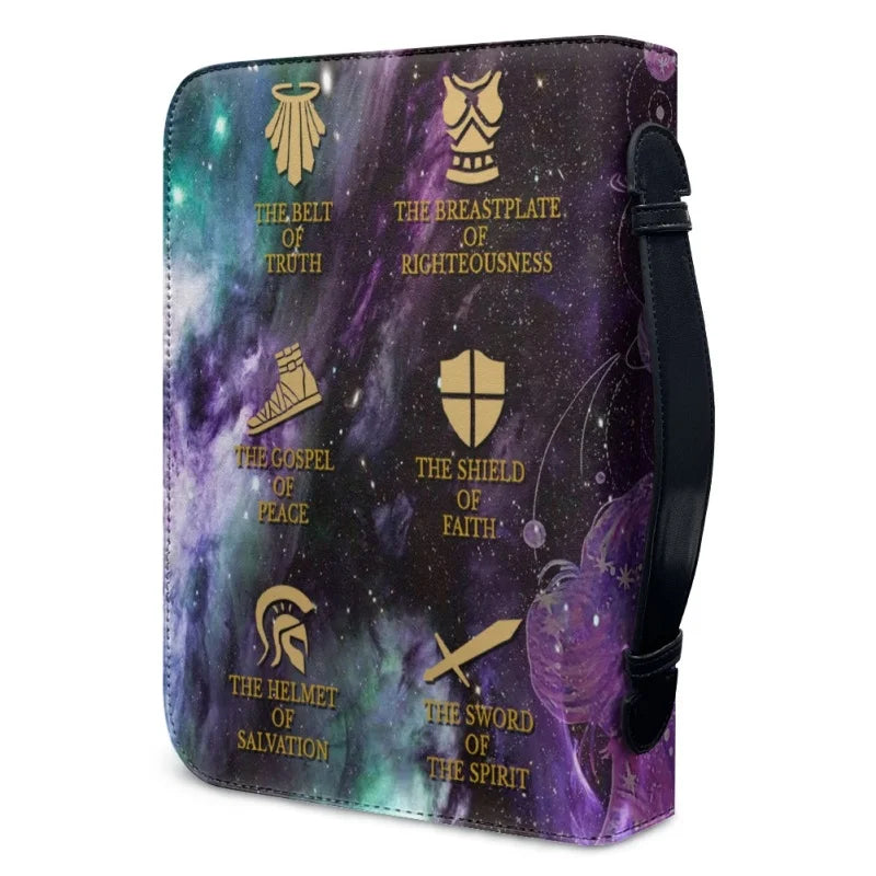 "Armor of God" Bible Cover Case PU