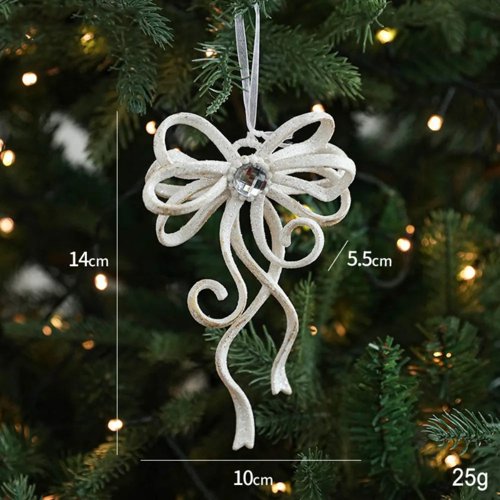 Plastic Snowflake Christmas Pendants