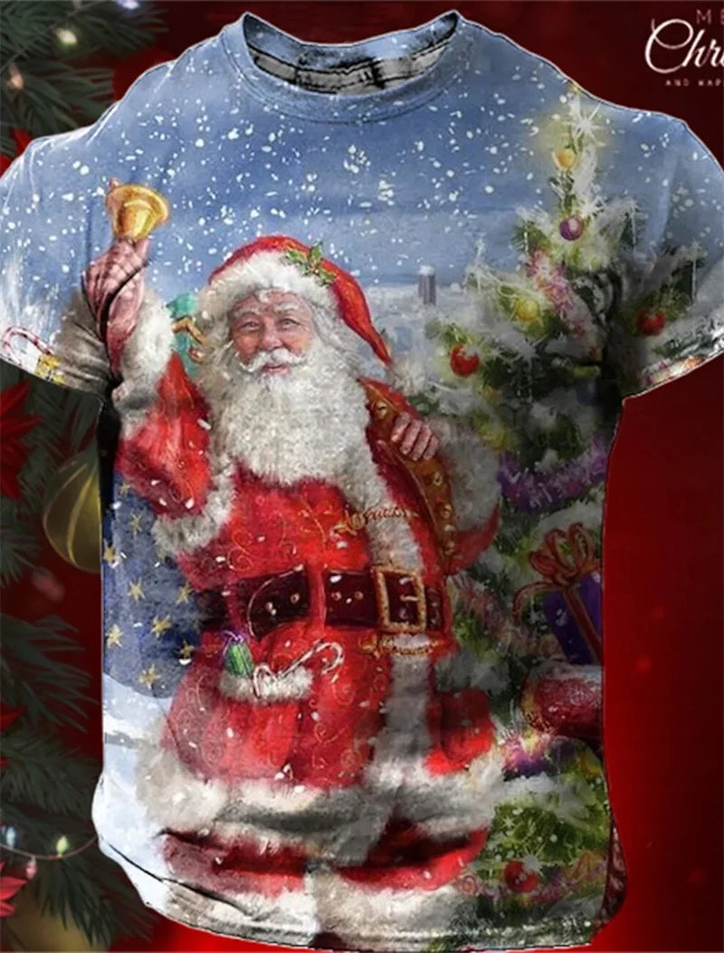 Santa Claus  Tshirt For Men