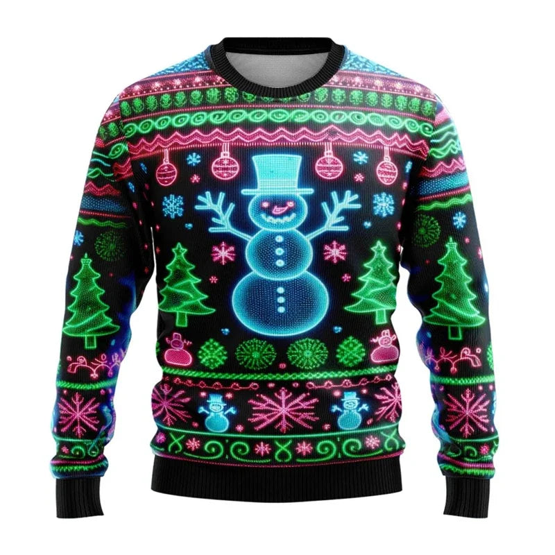 Neon Christmas Sweatshirts