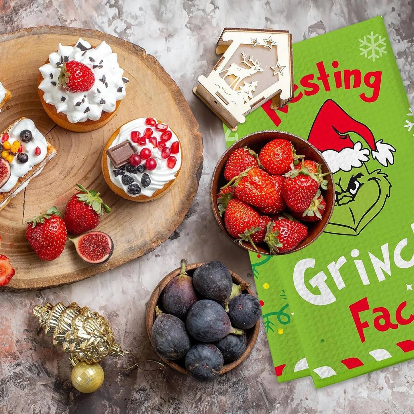 Grinch Dish Towels (2 Pcs)