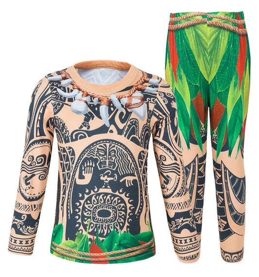 Maui Tatoo Costume (2 or 3 Pieces)