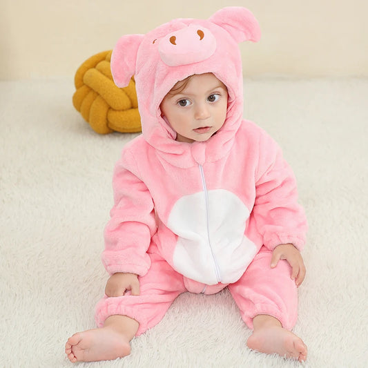 Pink Piglet Unisex Jumpsuit Costume (0 - 36M)