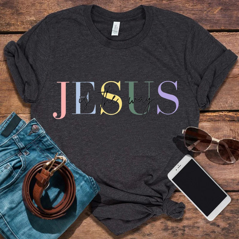 Christian "Jesus Is The Way" T-Shirt