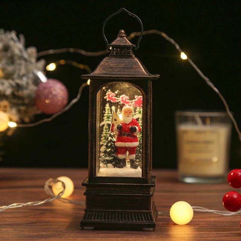 Whimsical Christmas Snow Globes in Delightful Shapes with Lights