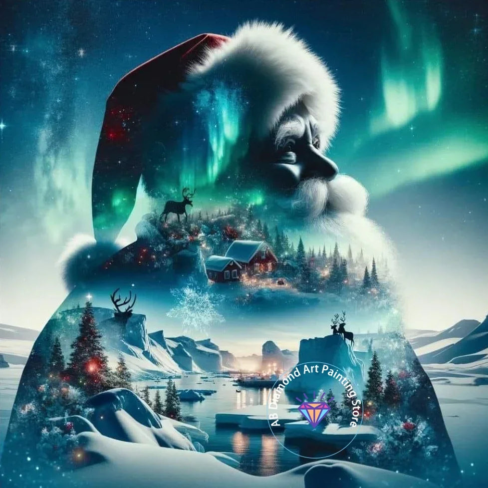Holiday Diamond Painting Kit 5D DIY Cartoon