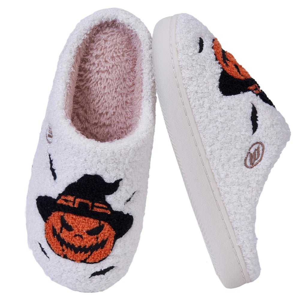 Halloween Jack O Latern Slippers