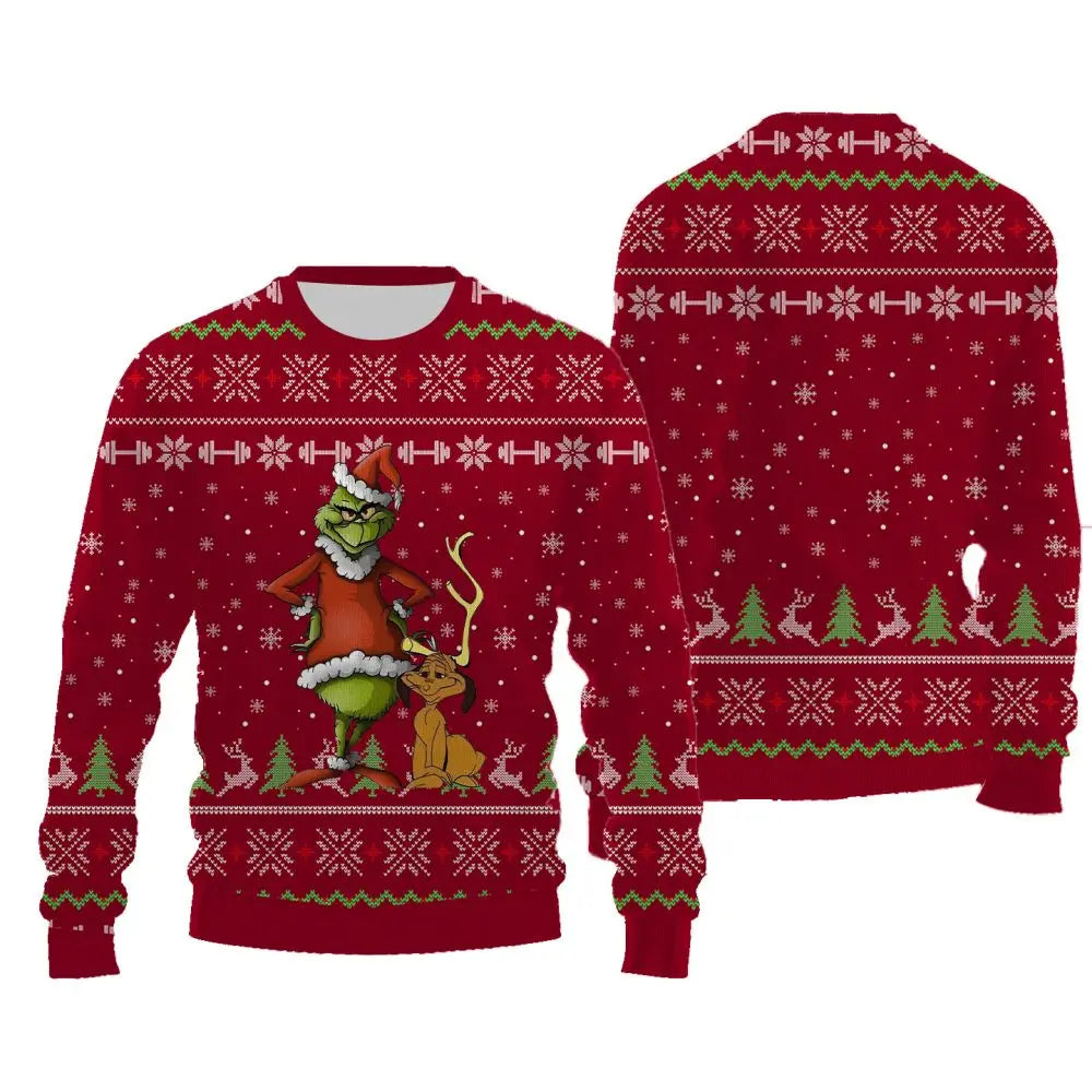 Ugly Grinch Christmas Sweater