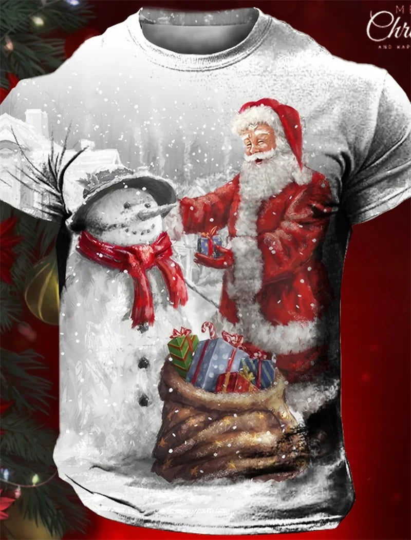 Santa Claus  Tshirt For Men