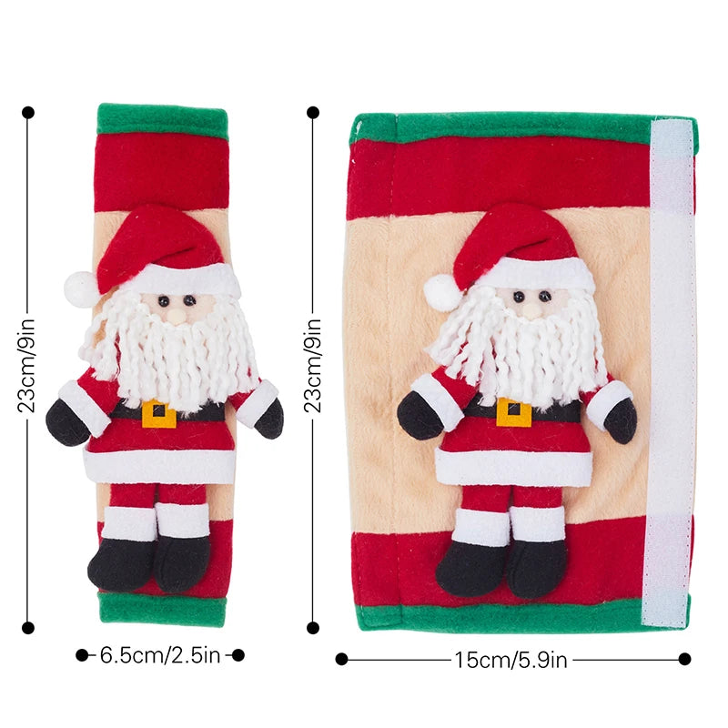 Christmas Refrigerator Handle Cover