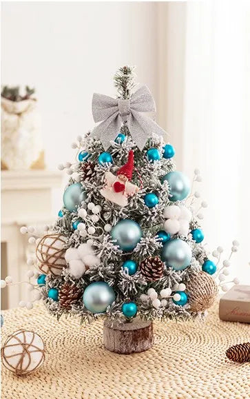 Mini Christmas Tree Desktop Decorations with LED Lights