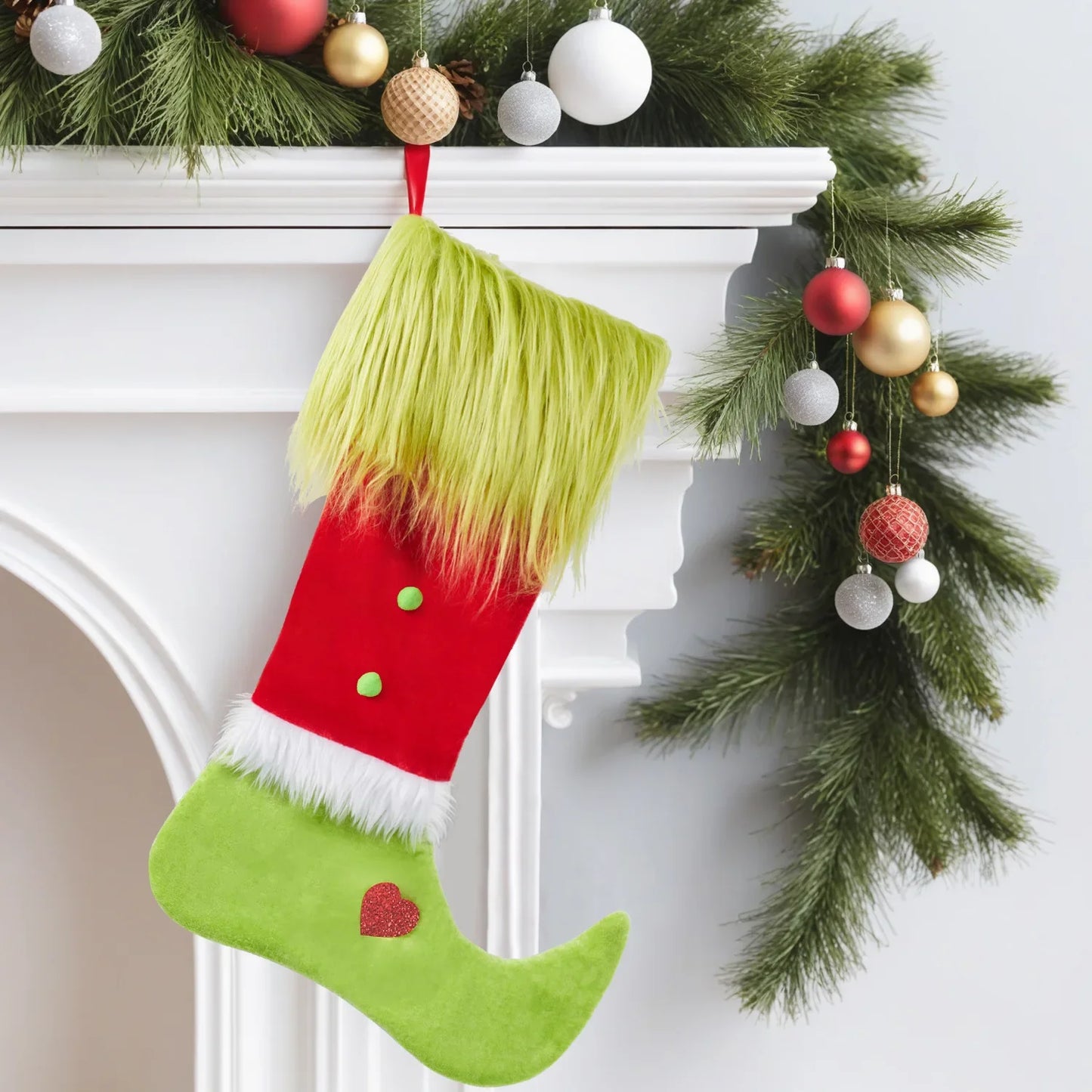 Grinch Christmas Stocking