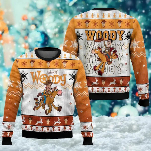 Toy Story Ugly Christmas Sweater for Kid and Adults