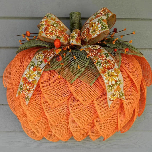 Pumpkin Autumn Wreath
