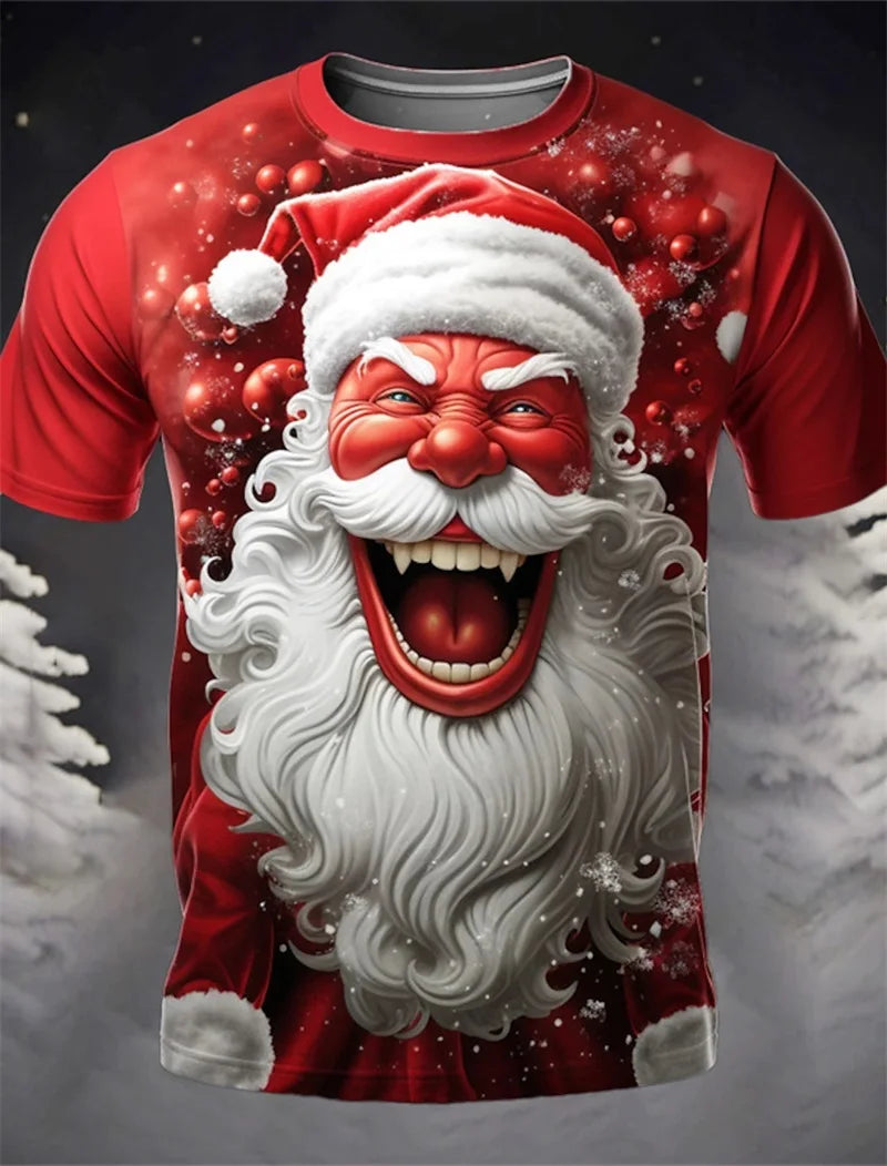 Santa Claus  Tshirt For Men