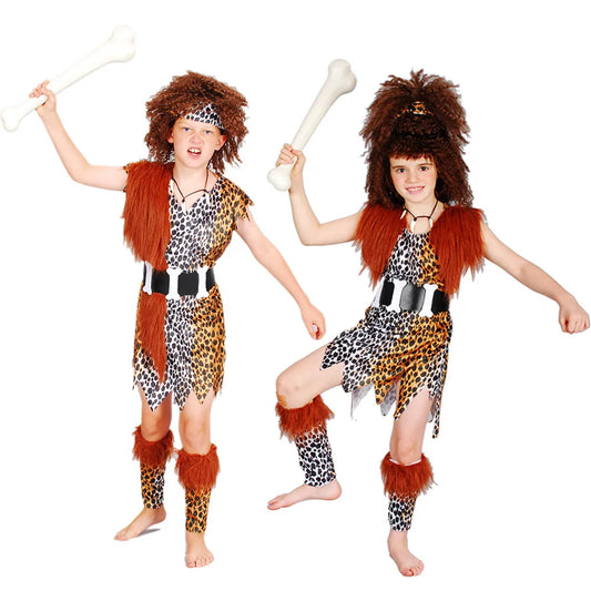 Stone Age Caveboy / Cavegirl Costume