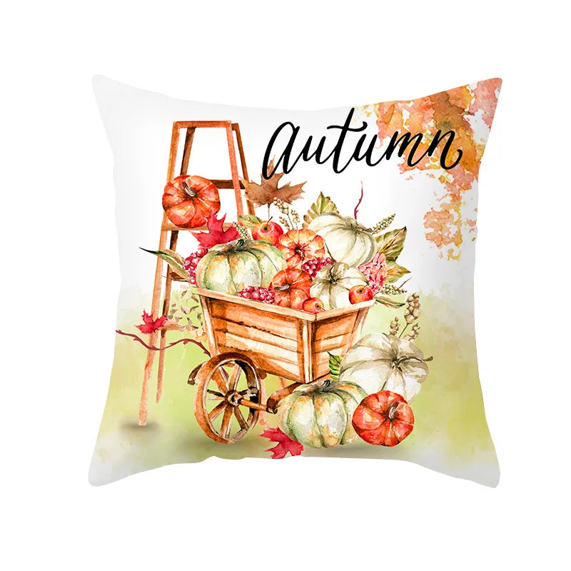 Fall Pumpkin Pillowcases